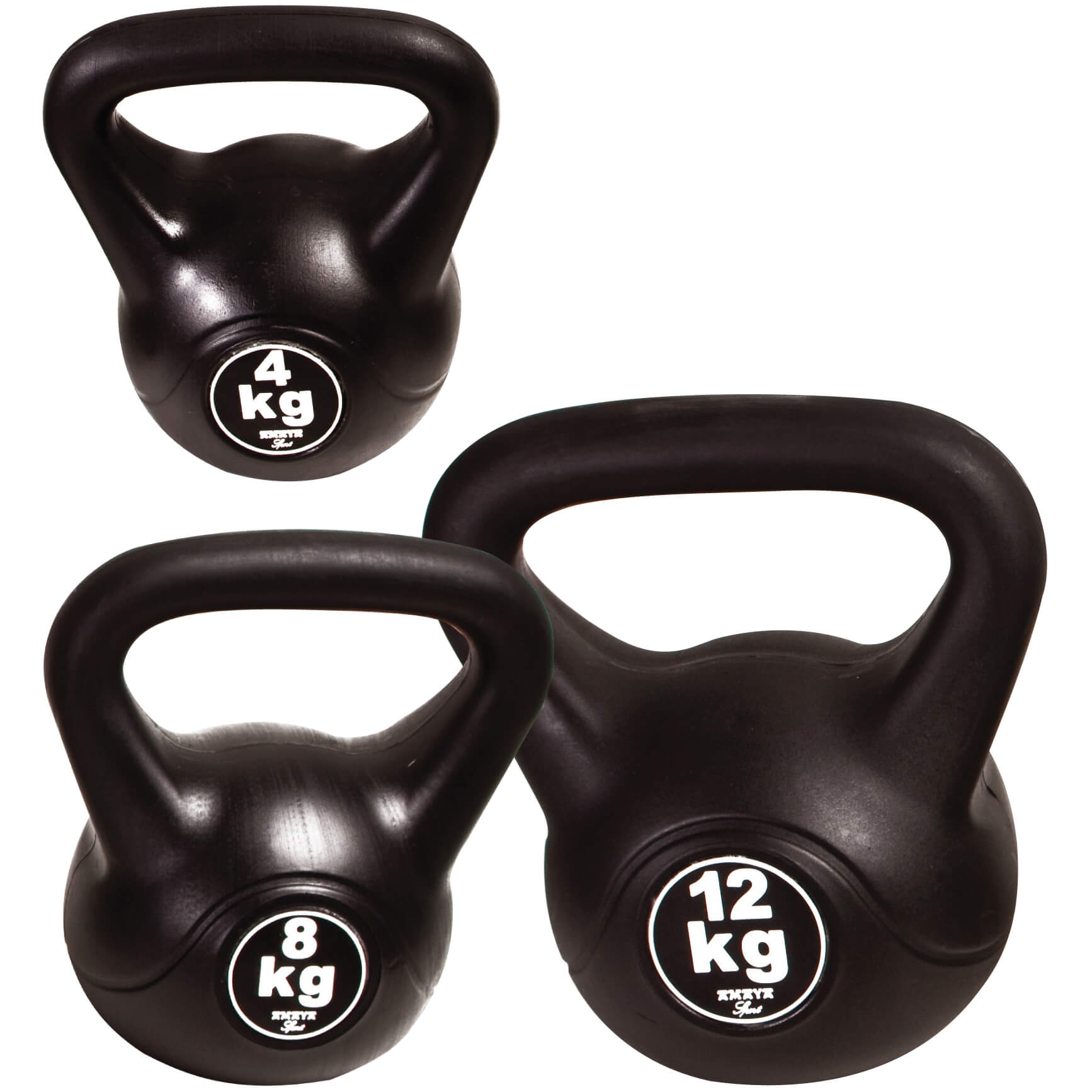 Kettle bells cement 4, 8, 12 kg