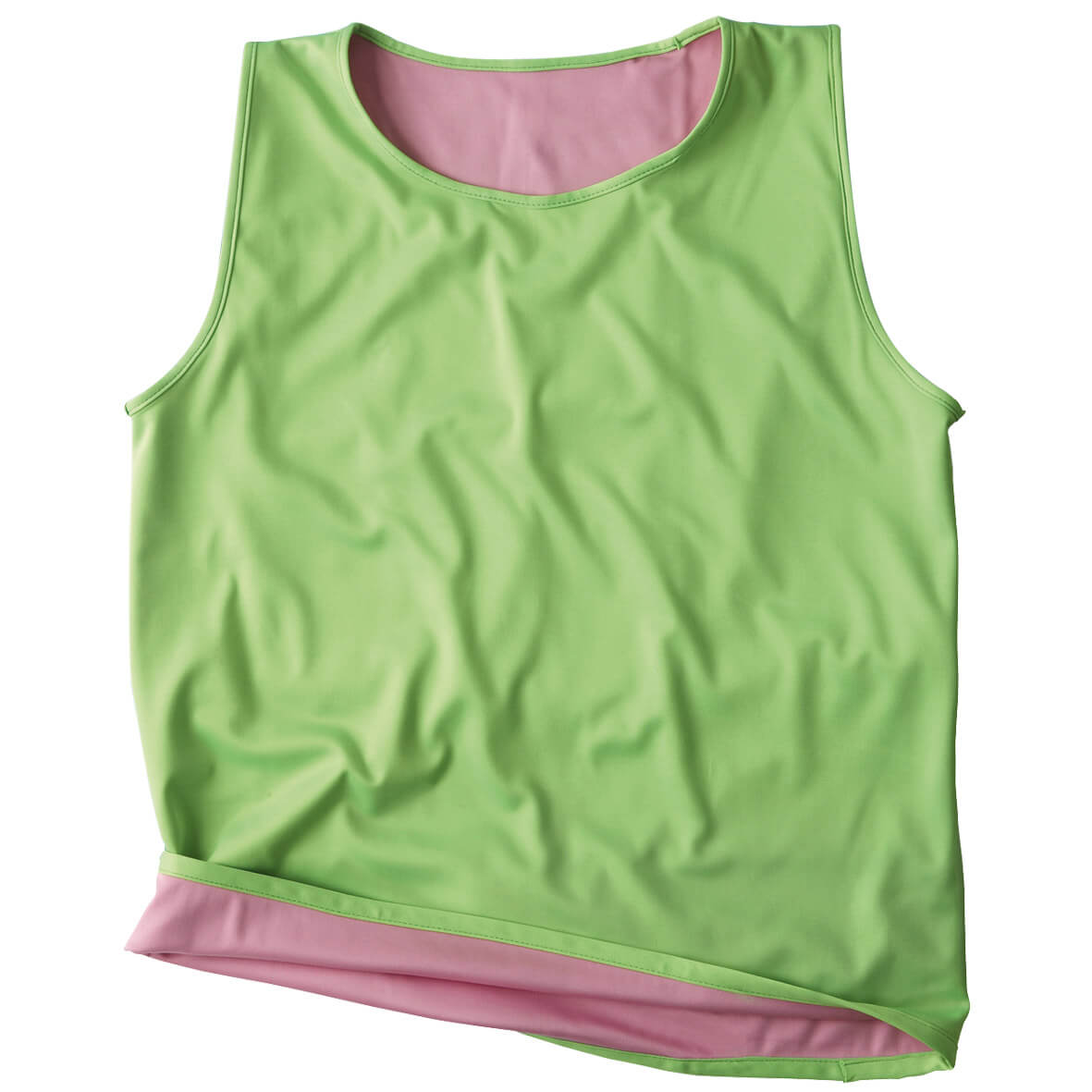 Rugbyvest rosa/grønn – Str XXL